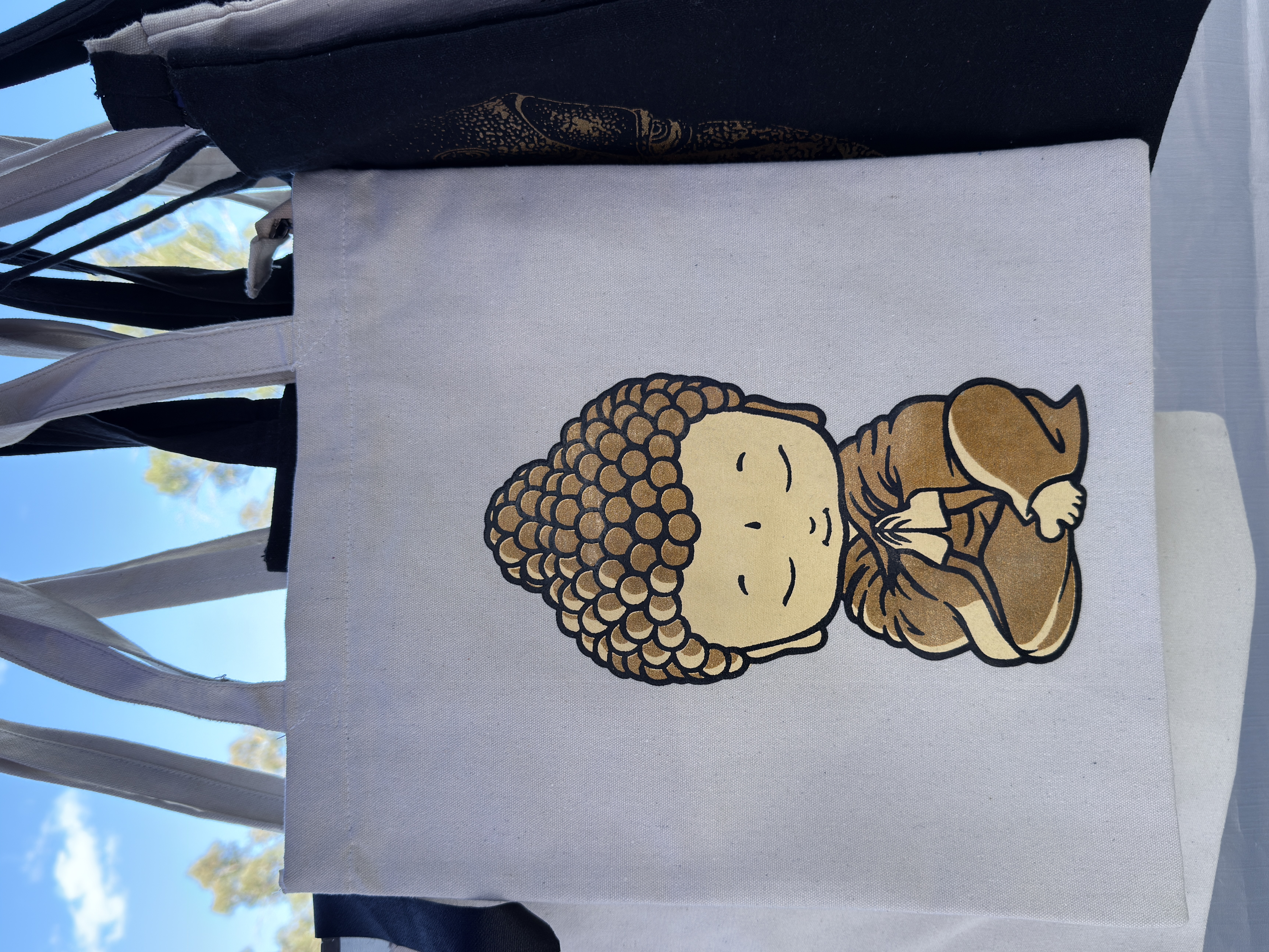 Printed Tote Bag – Assorted Designs (Made in Nepal)