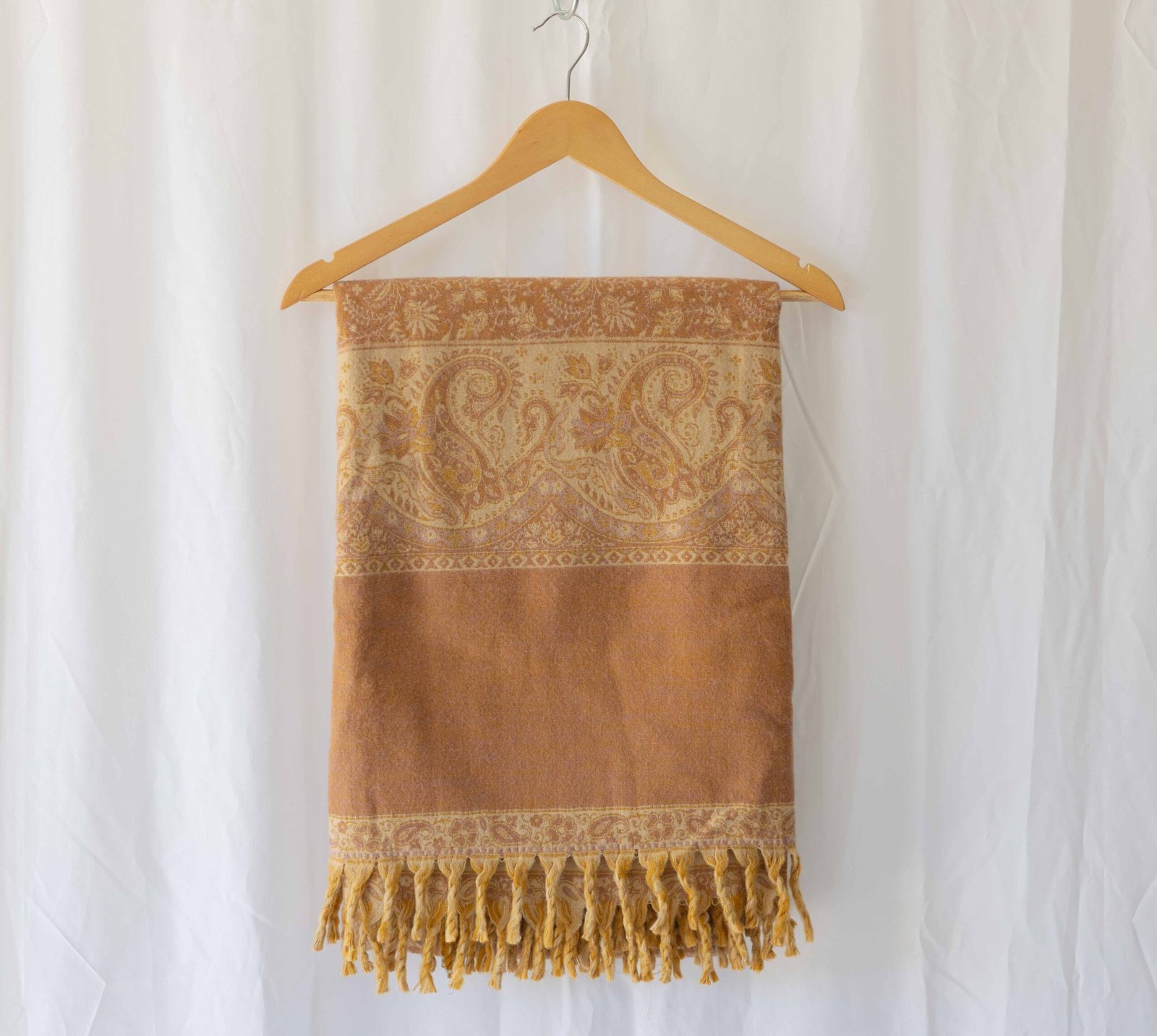 Yak Wool Shawl – Paisley Heritage Weave