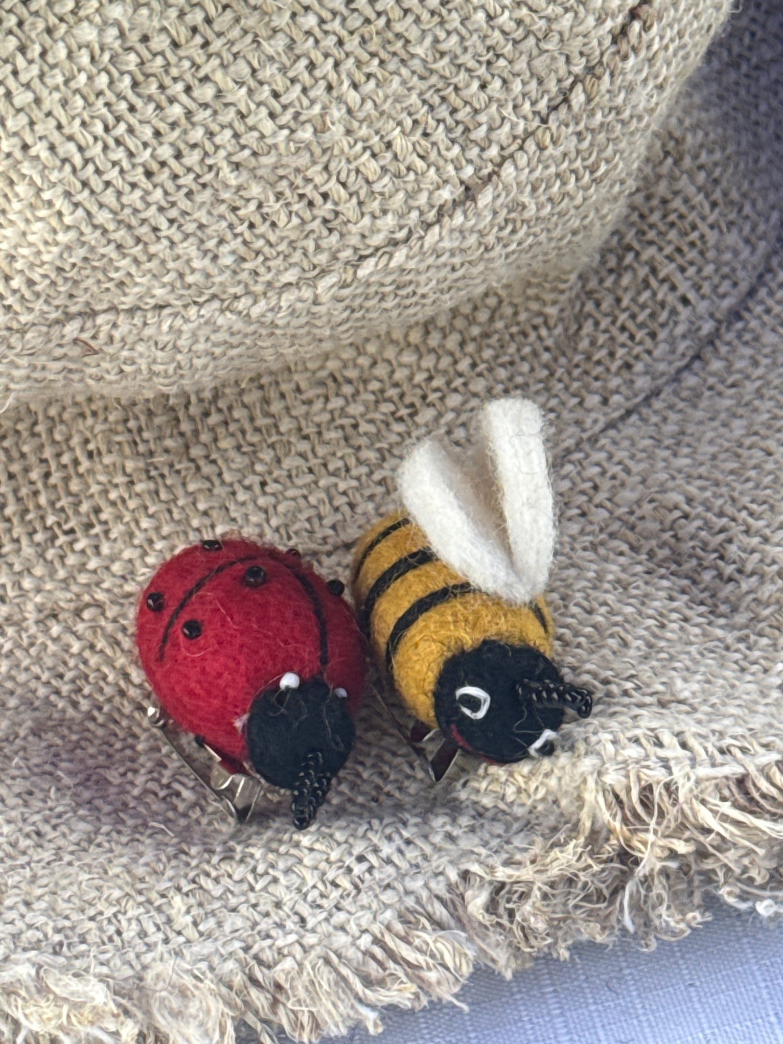 Felt Bee Brooch