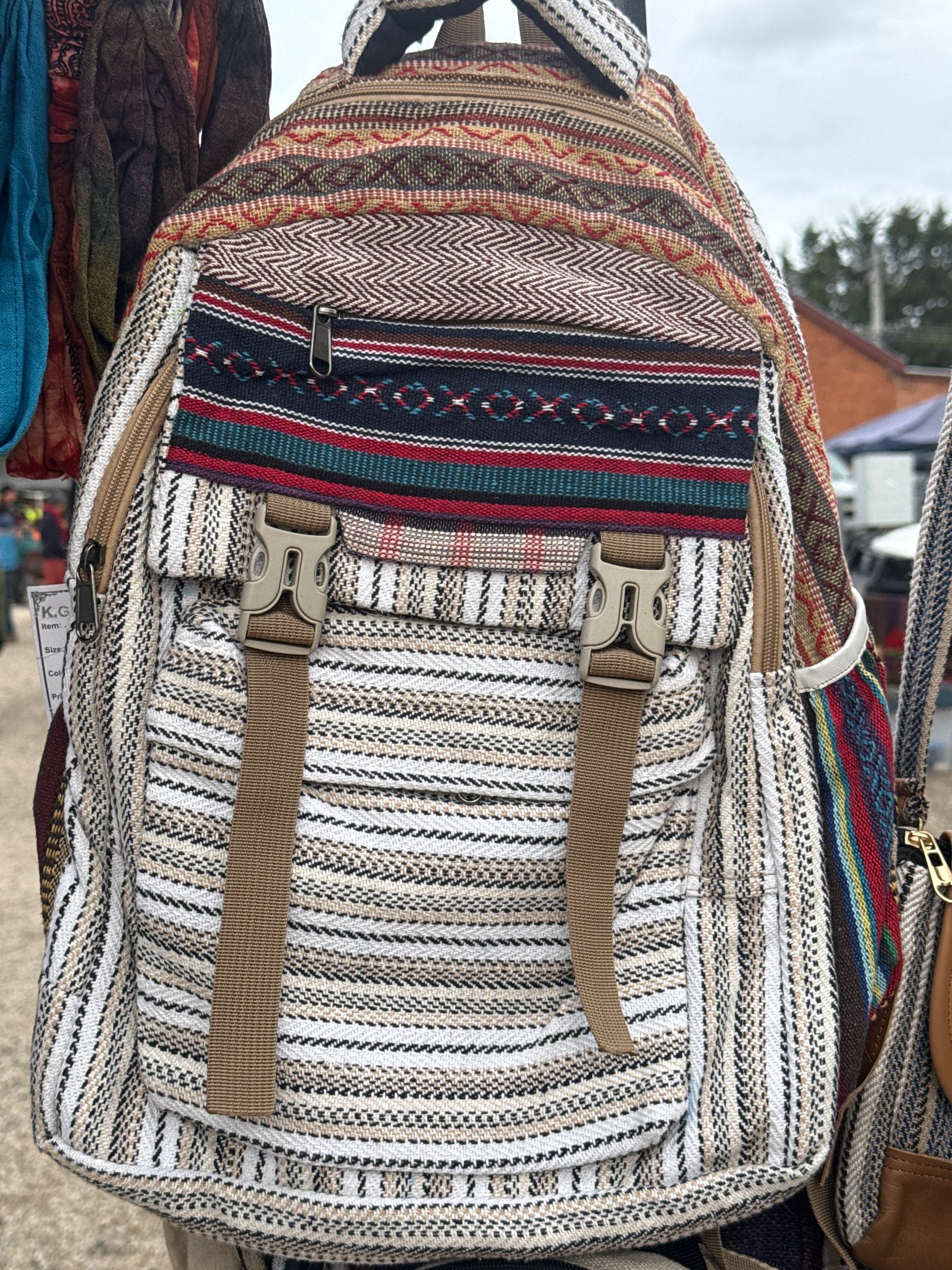 Hemp Large Backpacks