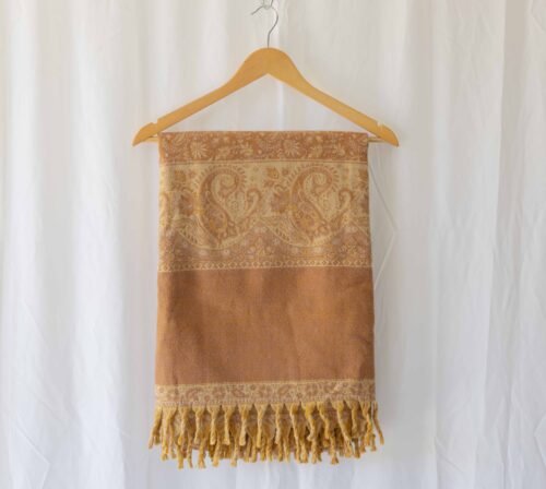 Yak Wool Shawl – Paisley Heritage Weave